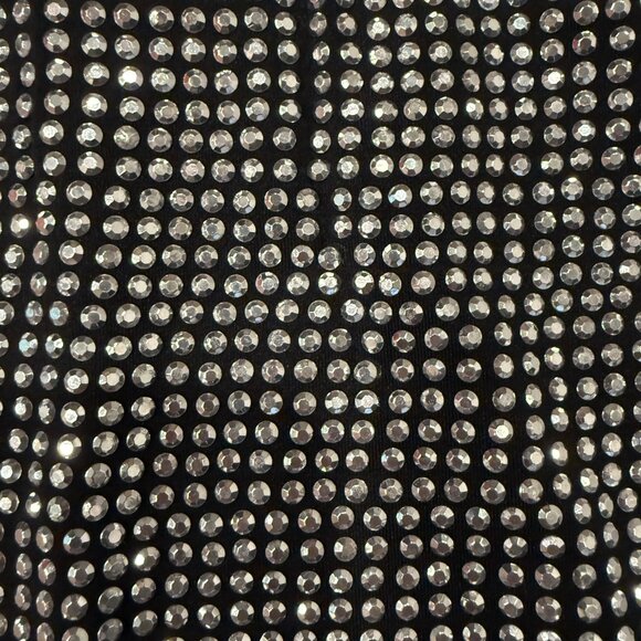 Kikiriki Punk Rock Studded Booty Shorts \\ Size Large // Black, silver - Picture 5 of 7